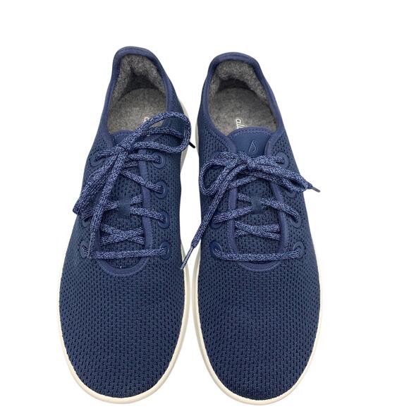 Allbirds Womens Tree Runner Size 11 Marine Blue Knit Shoes Light Breezy Sneaker - Picture 6 of 11